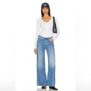 MOTHER SNACKS! The Mid Rise Double Dip Nerdy in Dine N' Dash